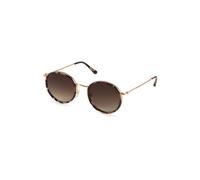 Kapten & Son Lunettes de soleil 'Amsterdam Umber Tortoise Brown' ocre / brun foncé / or / noir, Taille One Size