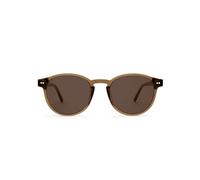 Kapten & Son Lunettes de soleil Marais Transparent Caramel Brown | Lunettes de soleil élégantes poiur femme et homme | protection fiable contre le soleil et les UV | Largeur de la monture: 138 mm