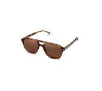 Kapten & Son Lunettes de soleil 'Zurich Oversize Havana Tortoise Brown' marron / cognac, Taille One Size