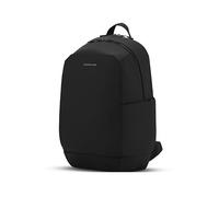Kapten & Son Sac à dos Oslo Noir 18 L | Sac à dos Homme | Compartiment pour ordinateur 16 pouces, format cabine et attache-valise | Ergonomique et déperlant, avec mousqueton pour clés | Backpack