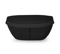 Kapten & Son Sveg Sac Banane All Black 1 L | Sacoche bandoulière Minimaliste et Fonctionnel pour Femme et Homme | idéal pour Les Voyages | Végane & imperméable | Compartiments intérieurs Pratiques