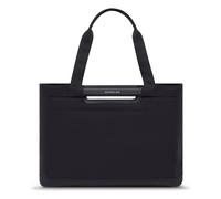 Kapten & Son Vaasa Panier de courses noir 25 l | Cabas noir stable | Avec jeton de chariot et compartiment magnétique | Matériau intérieur lavable | Compagnon élégant au quotidien | Cabas courses