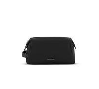 Kapten & Son Windsor All Black Grande Trousse de Toilette 6L | Grande trousse de toilette voyage 6L hydrofuge et vegan. Format avec anse et poches zippées. Idéal maquillage & soin.