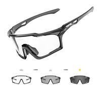 KAPVOE Lunette de Cyclisme Photochromique velo, UV400 Protection, TR90 matériau, Lunettes de Soleil Sportives Transparentes pour Hommes et Femmes, Adaptées pour le Cyclisme, la Course, la Conduite 05