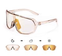 Kapvoe Lunettes De Soleil De Cyclisme Photochromiques Roses Ou Lunettes De Cyclisme Bleues Homme Lunettes De Vélo Vtt Lunettes De Sport De Vélo En Plein Air Uv400 - Type Go-1l-34-Photochromic-1lens