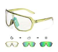 Kapvoe Lunettes De Soleil De Cyclisme Photochromiques Roses Ou Lunettes De Cyclisme Bleues Homme Lunettes De Vélo Vtt Lunettes De Sport De Vélo En Plein Air Uv400 - Type Gr-1l-32-Photochromic-1lens