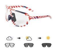 Kapvoe Lunettes De Soleil De Cyclisme Photochromiques Roses Ou Lunettes De Cyclisme Bleues Homme Lunettes De Vélo Vtt Lunettes De Sport De Vélo En Plein Air Uv400 - Type 1l-19-Photochromic-1lens