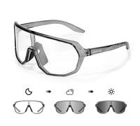 Kapvoe Lunettes De Soleil De Cyclisme Photochromiques Roses Ou Lunettes De Cyclisme Bleues Homme Lunettes De Vélo Vtt Lunettes De Sport De Vélo En Plein Air Uv400 - Type 1l-30-Photochromic-1lens