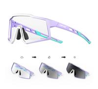 Kapvoe-Lunettes De Soleil Photochromiques Rouges Pour Enfants,Lunettes De Cyclisme Pour Garçons Et Filles,Lunettes De Sport Pour Enfants,Lunettes De Vélo De Patinage - Type 1l-10-Photochromic 1lens