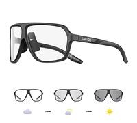 KAPVOE Lunettes Photochromiques VTT Lunette Cyclisme Velo Route Soleil Sport Running Course a Pied Base-ball Golf Football Homme Femmes