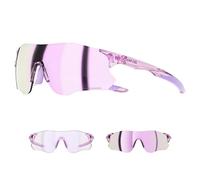KAPVOE Lunettes Velo Photochromique Lunette de Soleil Sport Cyclisme Homme Femmes Route VTT Running Course a Pied Base-ball Golf Football