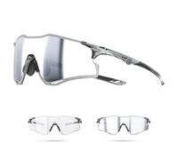 KAPVOE Lunettes Velo Photochromique Lunette de Soleil Sport Cyclisme Homme Femmes Route VTT Running Course a Pied Base-ball Golf Football K425
