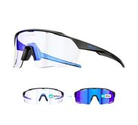 KAPVOE Lunettes Vélo Photochromiques pour Visages Larges K91 | Forme plus large pour visages larges; photochromique, UV400, 4 aérations, env. 30 g