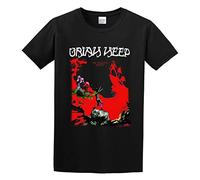 KAQlMAO Uriah Heep The Magicians BirthdayVintage T Shirt Short Sleeve Funny Top Black XL