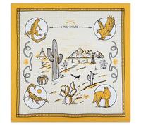 KAQNTUD Bandanas en coton coloré multi-usage pour adolescents, garçons et filles, bandanas en coton imprimé désert, jaune, Taille unique