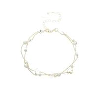 KAQNTUD Bracelet d'amitié à breloques en forme de cœur pour femmes, filles, adolescentes, anniversaire, fille, sœur, meilleure amie, bijoux polyvalents pour tenues décontractées, taille unique, Comme