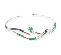 KAQNTUD Bracelet jonc serpent style gothique foncé symbolisant le mystère et la puissance pour les amateurs de mode, As show