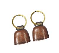 KAQNTUD Charme De Collier Chien À Sonnerie Claire Substance en Bronze Solide Plan Traditionnel pour Les Excursions Randonnée dans Le Jardin Breloque en Métal Épais pour Chien