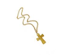 KAQNTUD Collier en acier inoxydable avec pendentif crucifix gothique rétro Hip Hop pour un usage quotidien, accessoire hip-hop pour homme et femme, taille unique, Comme décrit, Comme décrit.