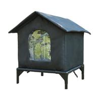 KAQNTUD Ferals Niche pour chat isolée pour l'extérieur - Résistante aux intempéries - Niche pour chat - Petites maisons pour animaux domestiques - Pour l'intérieur - Maison extérieure isolée Ferals