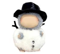 KAQNTUD Festive Snowman Outfit Easy Change Design for 15cm Anime Figure Dolls Christmas Anime Doll Clothes