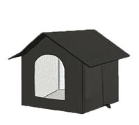 KAQNTUD Les Chats D'extérieur Isolés Abritent Un Abri Imperméable pour Animaux Sauvages avec Base Surélevée Petites Maisons Animaux De Compagnie Les Protections Hivernales Maison Extérieure Isolée