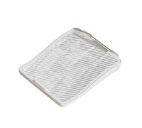 KAQNTUD Tapis De Trappeur Litière pour Chats Respectueux des Animaux Compagnie avec Grille À Larges Trous Réduit Les Dégâts Autour La Zone d'alimentation des Animaux Compagnie Bacs À