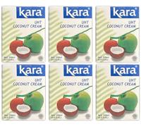Kara Crème à la noix de coco 200 ml (lot de 6)