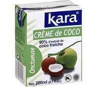 KARA - Crème De Noix De Coco 200Ml - Lot De 4 - Vendu Par Lot