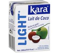 KARA - Lait De Coco Light 200Ml - Lot De 4