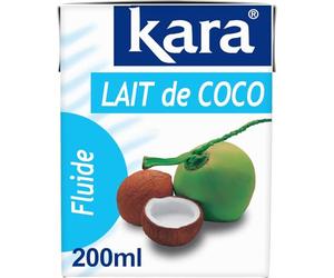 KARA - Lait de Coco Onctueux et Léger, Parfait pour Cuisine et Boissons Exotiques (200 mL) - Lot de 4 - vendu par Lot