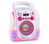 Kara Liquida Chaîne karaoke design CD USB MP3 Fontaine LED -rose