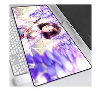 Kara no Kyoukai Tapis De Souris 800X300Mm Gaming Mousepad, Clavier Étendu, Tapis De Souris Professionnel De Jeu Mousepad avec Base De 3 Mm D'Épaisseur, pour Ordinateurs Portables, Pc, H