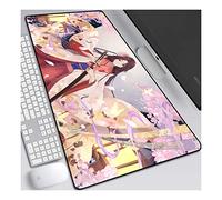 Kara no Kyoukai Tapis de Souris XL 800x300mm Hydrorésistant Anime Mouse Pad Grand Tapis de Souris Gamer avec Base en Caoutchouc Anti-Glissant Surface Texturée pour Ordinateur et PC, F