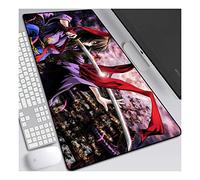 Kara no Kyoukai Tapis de Souris XL 900x400mm Hydrorésistant Anime Mouse Pad Grand Tapis de Souris Gamer avec Base en Caoutchouc Anti-Glissant Surface Texturée pour Ordinateur et PC, F