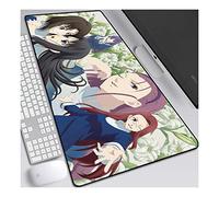 Kara no Kyoukai Tapis de Souris XL 900x400mm Hydrorésistant Anime Mouse Pad Grand Tapis de Souris Gamer avec Base en Caoutchouc Anti-Glissant Surface Texturée pour Ordinateur et PC, E