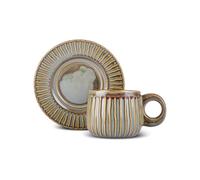 Karaca Arthur Tasse à Thé Verte et Bleue, 260 ml