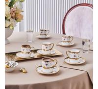 Karaca Bihter Service à café pour 6 personnes, multicolore