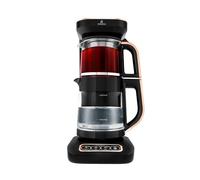 Karaca Bouilloire Robotea Pro 4 en 1 automatique et parlante Bouilloire et cafetière filtre 2500W, Black Copper