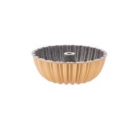 Karaca Cake Pro Disque Or Moule à Gâteaux, Fonte d'Aluminium, Moule à Gâteaux Or, Pratique, Moulage sous pression, Lavage à la main, Moules à Gâteaux Ronds Et Antiadhésifs