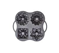 KARACA Cake Pro Lot de 4 moules à gâteau en fonte d'aluminium de qualité supérieure pour une cuisson uniforme, revêtement antiadhésif sans PFOA