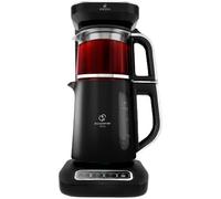 Karaca Caysever Robotea Pro 4-en-1 Theiere Electrique Automatique, Machine à Café Filtré, Bouilloire à Thé, Theiere avec Infuseur, 2500W, Chrome