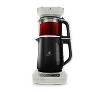 Karaca Çaysever Robotea Pro Connect 4 en 1 Bouilloire automatique parlante en verre et machine à café à filtre 2500W Bouilloire, Starlight, Tea maker, théière turque, thé traditionnel turc