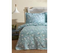 KARACA Daisy Set Piqué de Lit Simple 100% Coton, Menthe