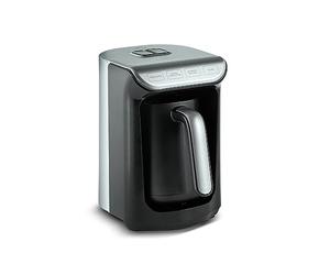 KARACA Hatır Koz Machine a Café Turc avec Fonction de Torréfaction, Cafetiere Turque avec Capacité de 5 Tasses, Turk Kahve Makinesi, Réglage Automatique de la Température, Anthracite