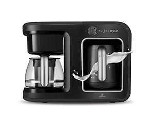 Karaca Hatır Plus Mod 5 in 1 Essential Machine à café noir chrome, 1400 watts, Préparer du café turc, du café filtre ou du thé, Préparer des boissons lactées et faire bouillir du lait