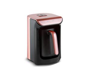Karaca Hatır Roast Machine à café turque or rose Capacité 5 tasses Beaucoup de mousse, 535W, Système d'alerte vocale, Système d'alerte lumineux, Cuillère de mesure, Nettoyage facile