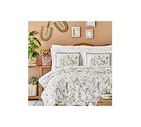 KARACA Home Calantha Parure de lit double saumon 100 % coton doux Parure de lit, housse de couette, housse de couette et taie d'oreiller -coton ensemble