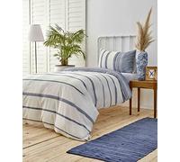 KARACA Home Indigo Dobby Parure de lit Simple tissée