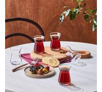 Karaca Irem Set de 6 tasses à thé - Verres de qualité supérieure pour une dégustation de thé exigeante, Elégance et fonctionnalité en parfaite harmonie